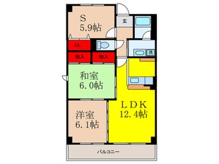 リーブ平田の物件間取画像